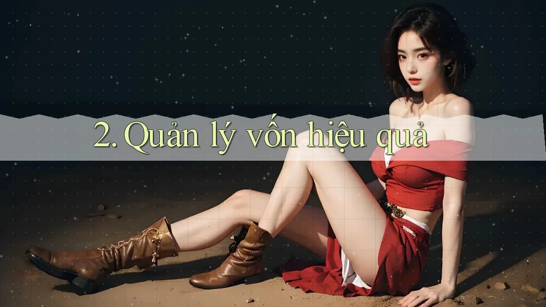 2. Quản lý vốn hiệu quả