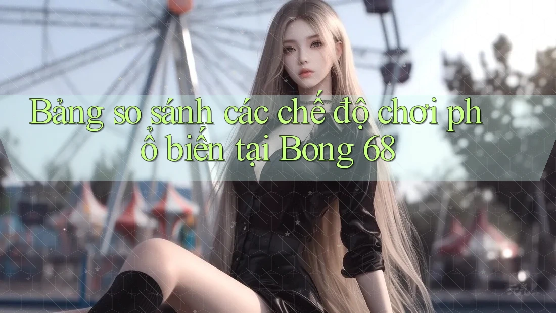 Bảng so sánh các chế độ chơi phổ biến tại Bong 68