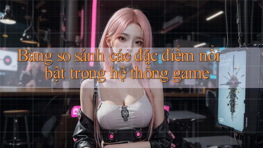 Bảng so sánh các đặc điểm nổi bật trong hệ thống game