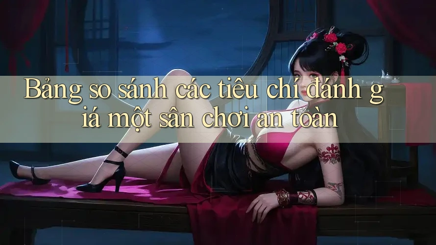 Bảng so sánh các tiêu chí đánh giá một sân chơi an toàn