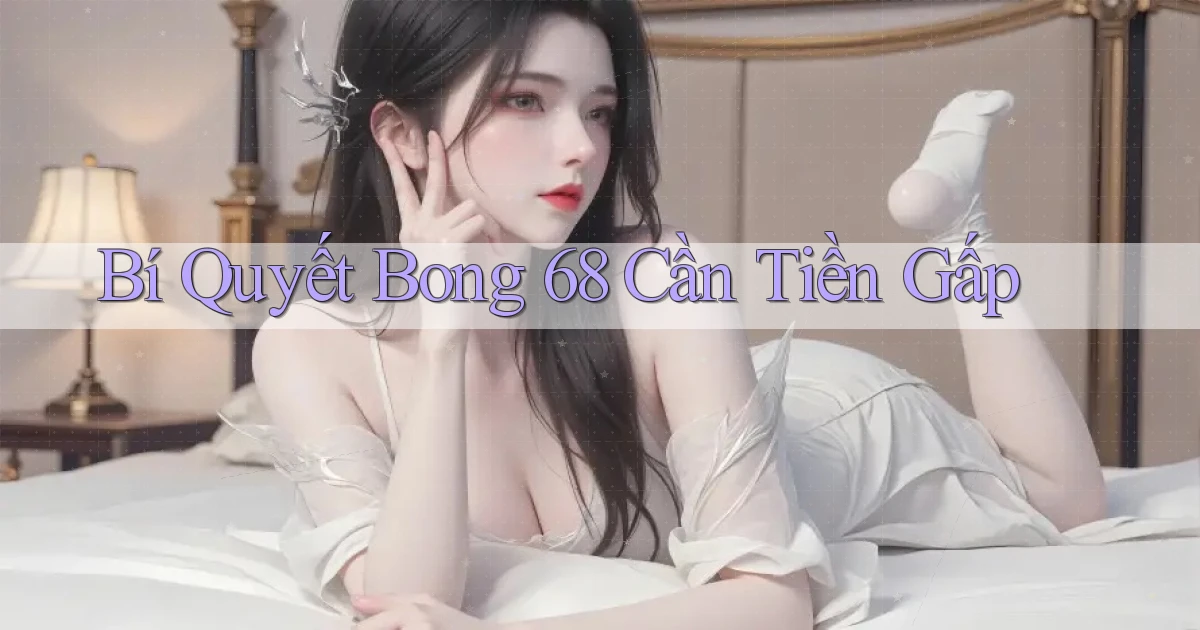 bí quyết bong 68 cần tiền gấp