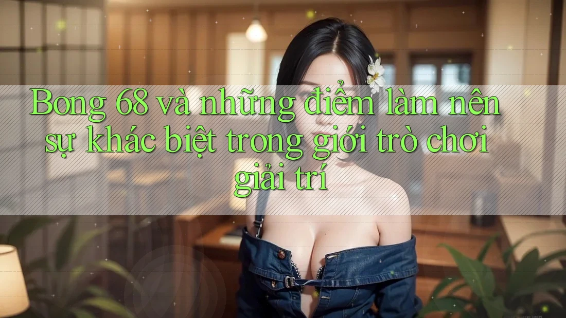 Bong 68 và những điểm làm nên sự khác biệt trong giới trò chơi giải trí
