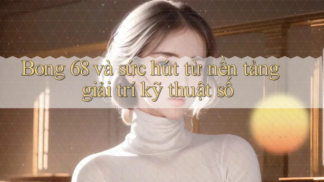 Bong 68 và sức hút từ nền tảng giải trí kỹ thuật số