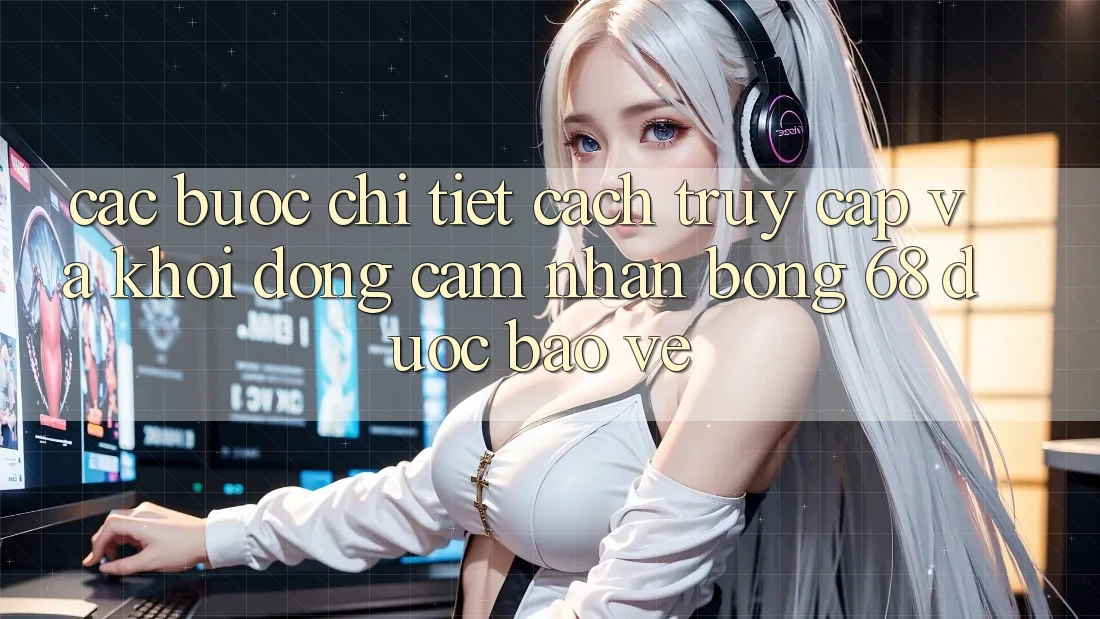 Các bước Chi Tiết Cách Truy Cập Và Khởi động Cảm nhận bong 68 Được bảo vệ