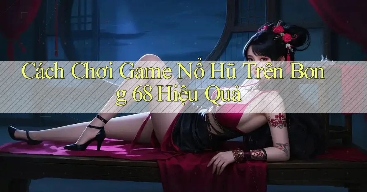 cách chơi game nổ hũ trên bong 68 hiệu quả