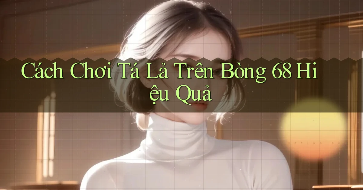 cách chơi tá lả trên bong 68 hiệu quả
