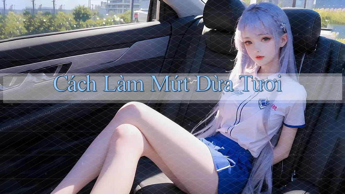 Cách Làm Mứt Dừa Tươi