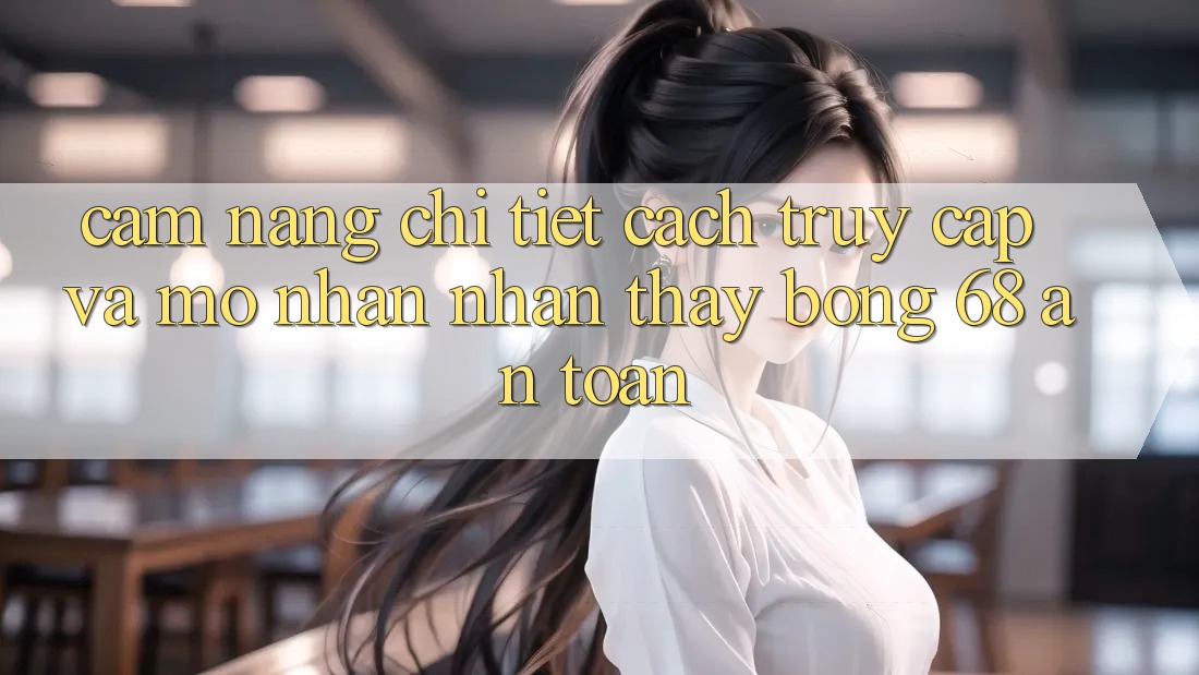 Cẩm nang Chi Tiết Cách Truy Cập Và Mở Nhận nhận thấy bong 68 An Toàn
