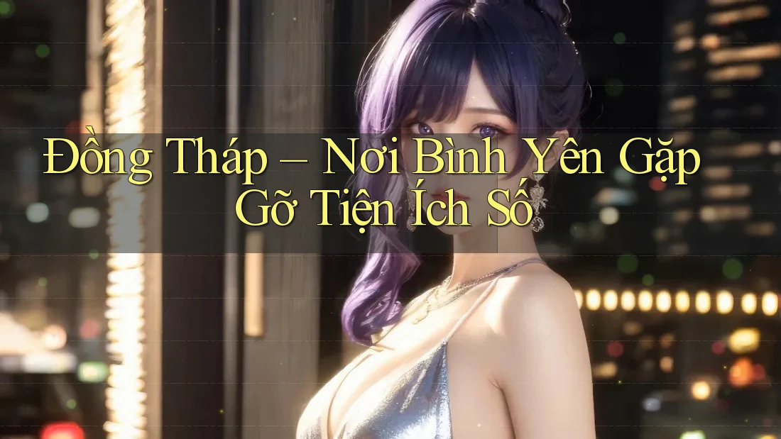 Đồng Tháp – Nơi Bình Yên Gặp Gỡ Tiện Ích Số
