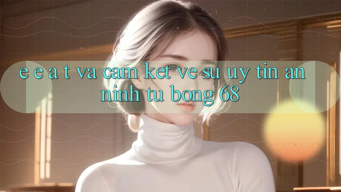E-E-A-T và Cam Kết Về Sự Uy Tín, An ninh Từ bong 68