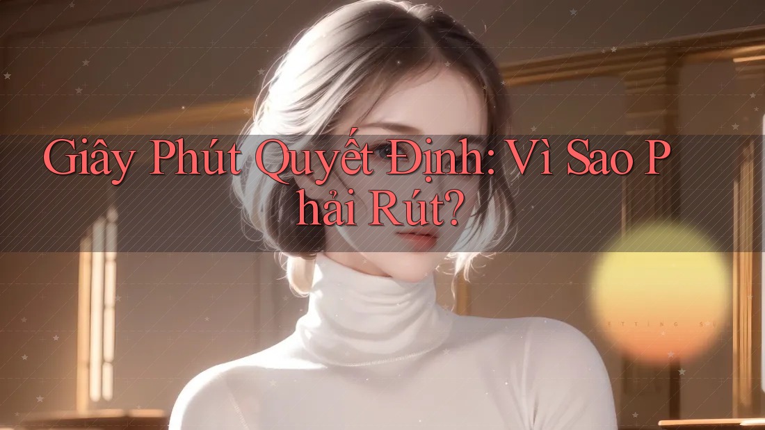 Giây Phút Quyết Định: Vì Sao Phải Rút?
