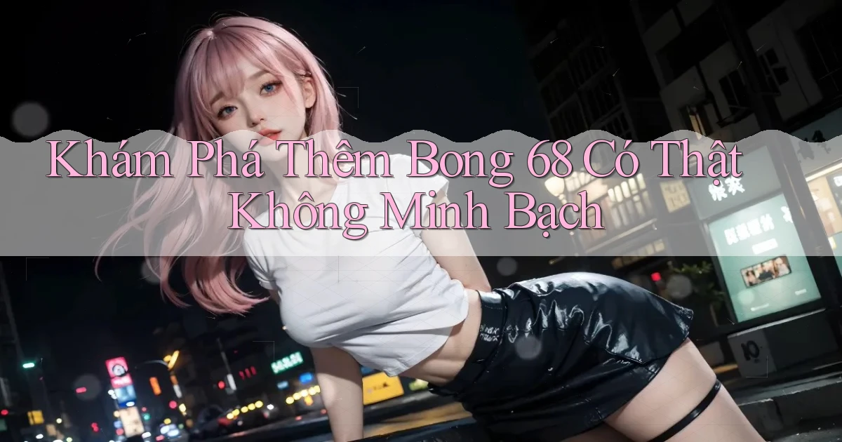 khám phá thêm bong 68 có thật không minh bạch