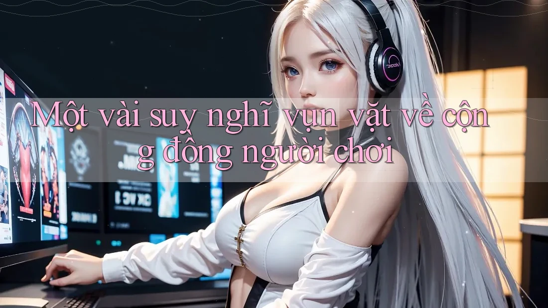 Một vài suy nghĩ vụn vặt về cộng đồng người chơi