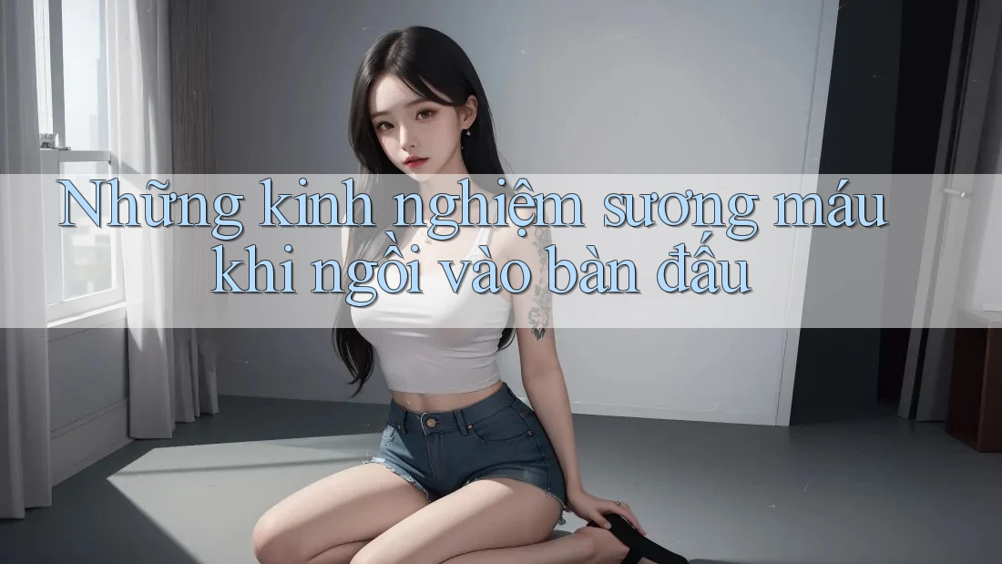 Những kinh nghiệm sương máu khi ngồi vào bàn đấu