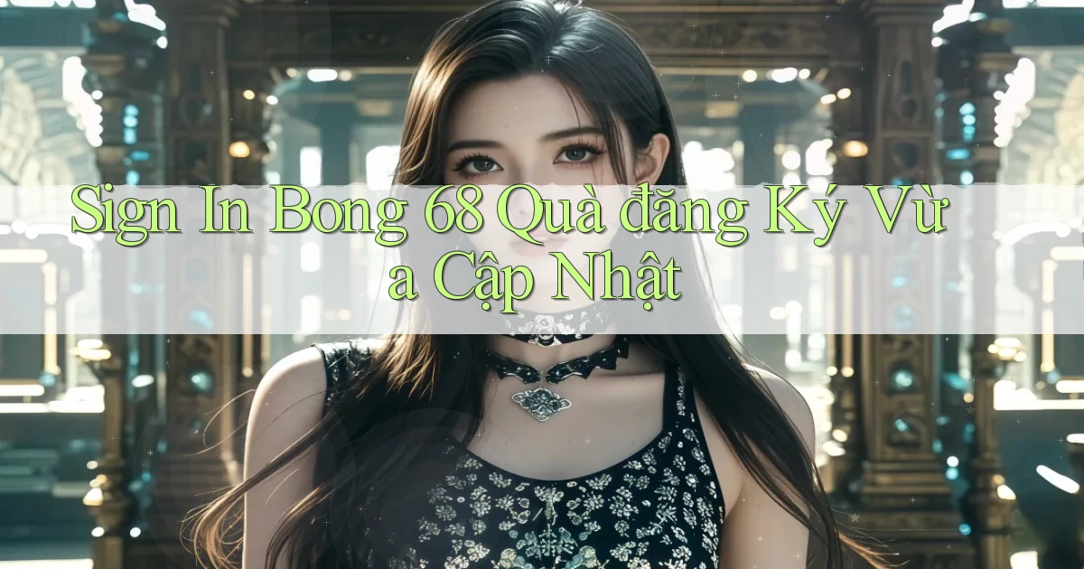 sign in bong 68 quà đăng ký vừa cập nhật