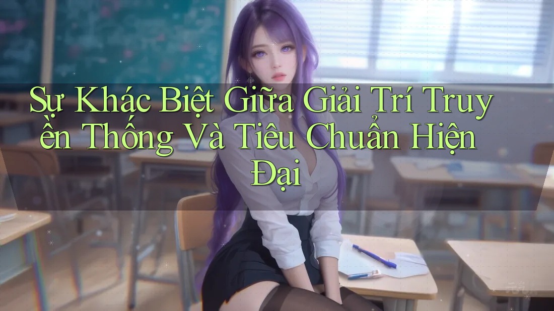 Sự Khác Biệt Giữa Giải Trí Truyền Thống Và Tiêu Chuẩn Hiện Đại