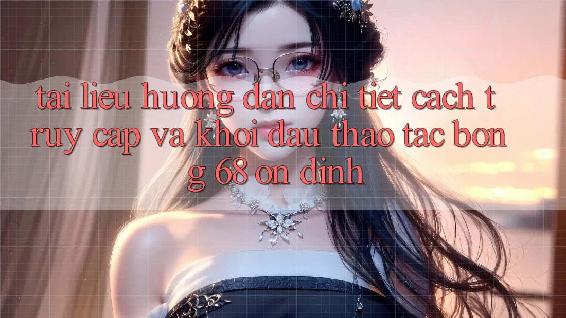 Tài liệu hướng dẫn Chi Tiết Cách Truy Cập Và Khởi đầu Thao tác bong 68 Ổn định