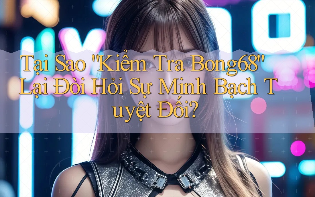 Tại Sao “Kiểm Tra Bong68” Lại Đòi Hỏi Sự Minh Bạch Tuyệt Đối?