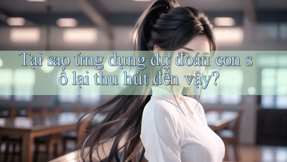 Tại sao ứng dụng dự đoán con số lại thu hút đến vậy?