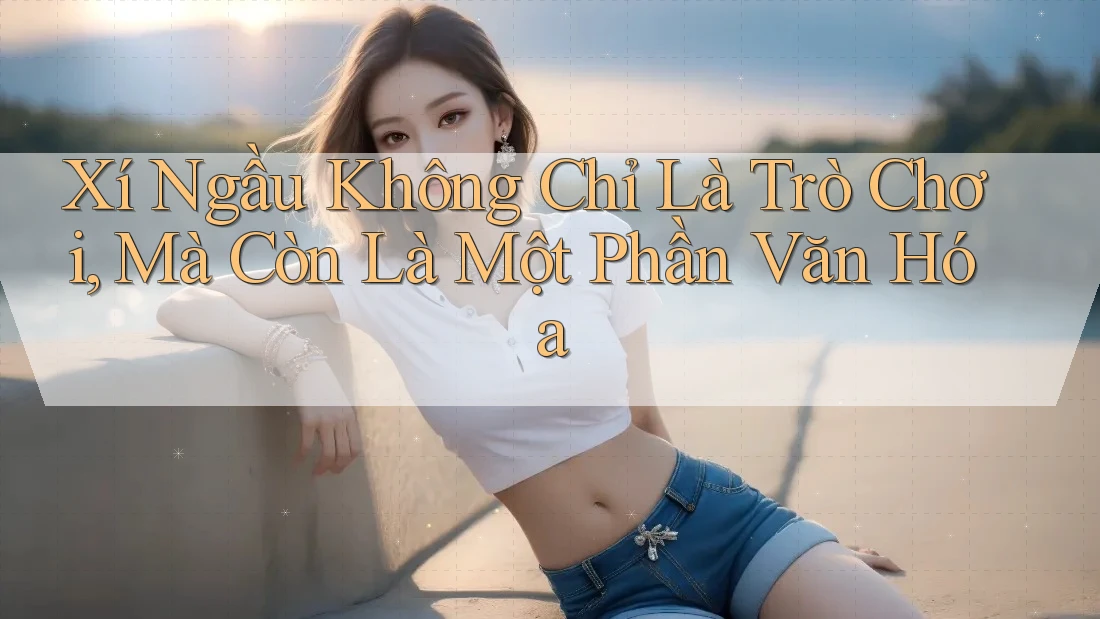 Xí Ngầu Không Chỉ Là Trò Chơi, Mà Còn Là Một Phần Văn Hóa